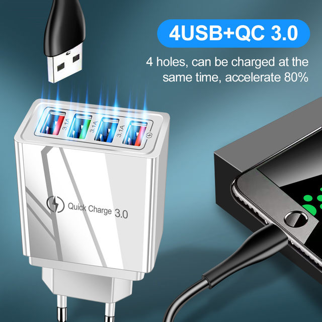 USB Charger Quick Charge 3.0