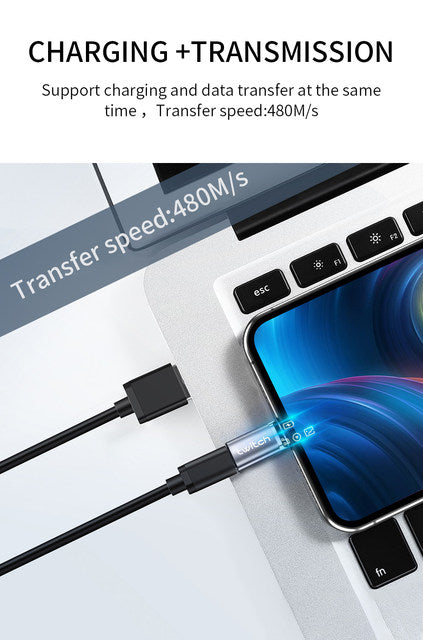 Magnetic micro USB adapter